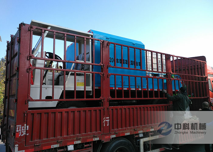 ZKHP20G車載混凝土濕噴臺車發(fā)貨現(xiàn)場-0
